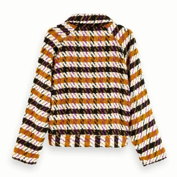 Scotch & Soda | Wool Blend Houndstooth Check Jacket | NWT - Picture 5 of 14